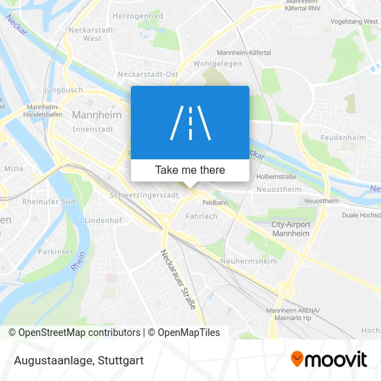 Карта Augustaanlage