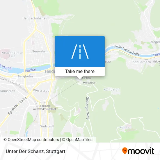 Карта Unter Der Schanz