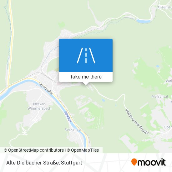 Карта Alte Dielbacher Straße