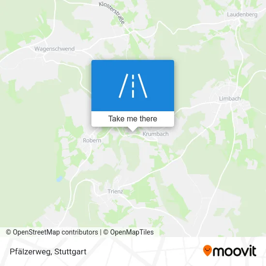 Карта Pfälzerweg