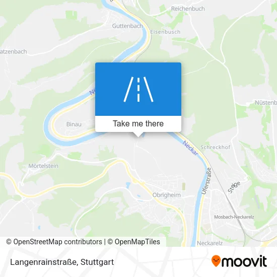 Карта Langenrainstraße