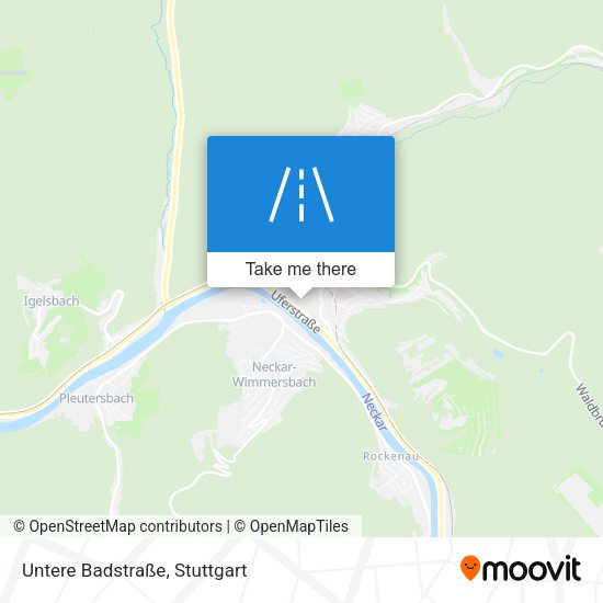 Untere Badstraße map