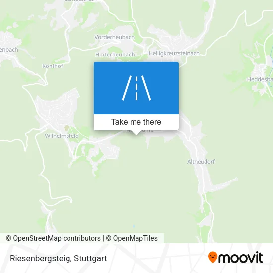 Карта Riesenbergsteig