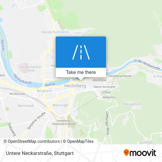 Карта Untere Neckarstraße