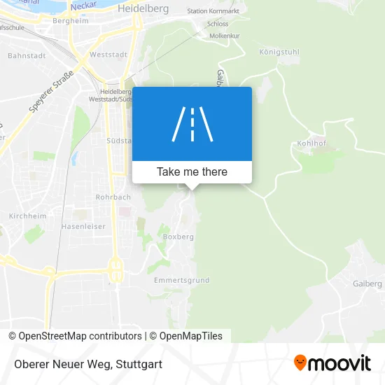 Карта Oberer Neuer Weg