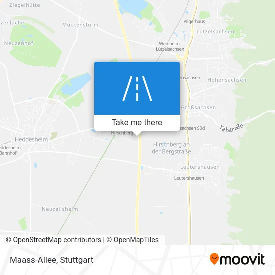 Карта Maass-Allee