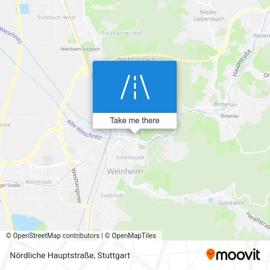Карта Nördliche Hauptstraße