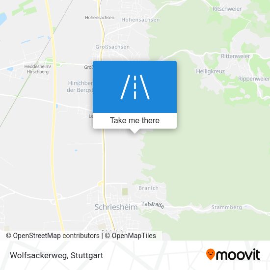 Карта Wolfsackerweg