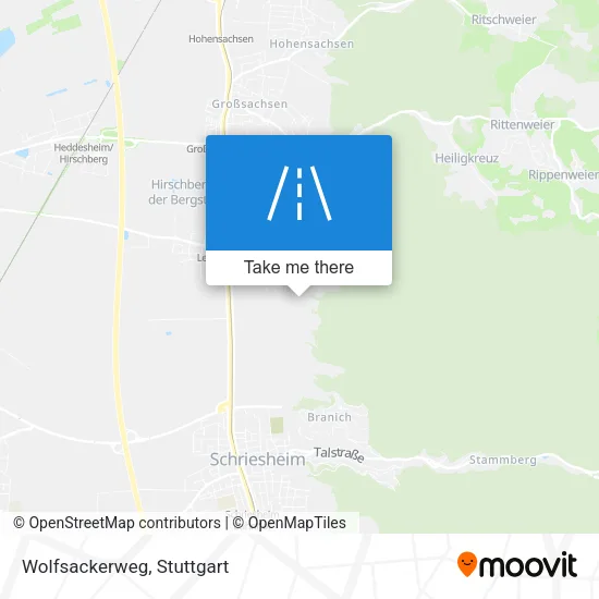 Карта Wolfsackerweg