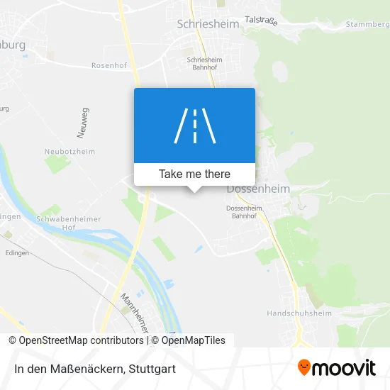 Карта In den Maßenäckern