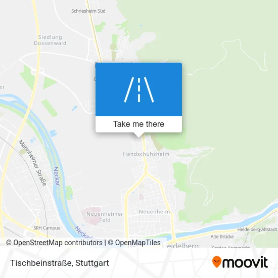 Карта Tischbeinstraße