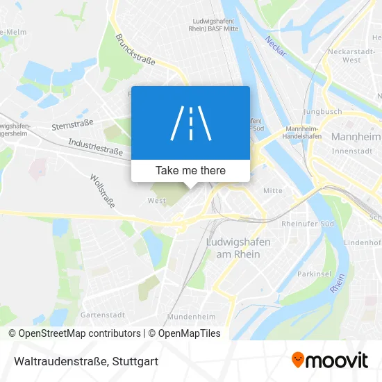 Карта Waltraudenstraße