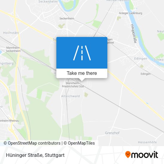 Hüninger Straße map