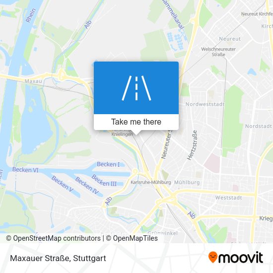 Maxauer Straße map