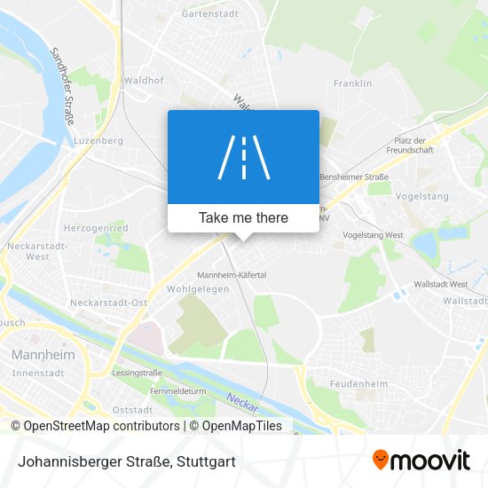 Johannisberger Straße map