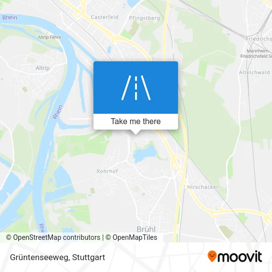 Grüntenseeweg map