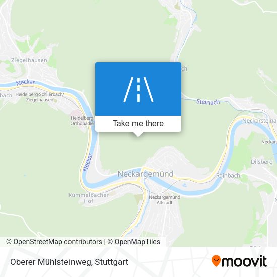 Oberer Mühlsteinweg map