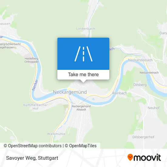 Карта Savoyer Weg