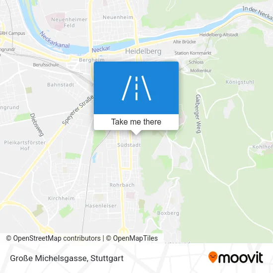 Große Michelsgasse map