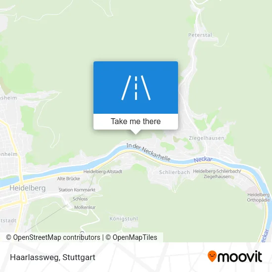 Haarlassweg map