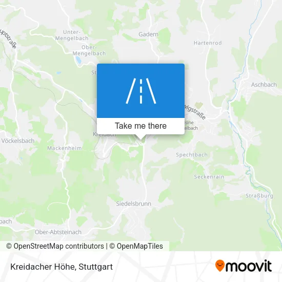Карта Kreidacher Höhe