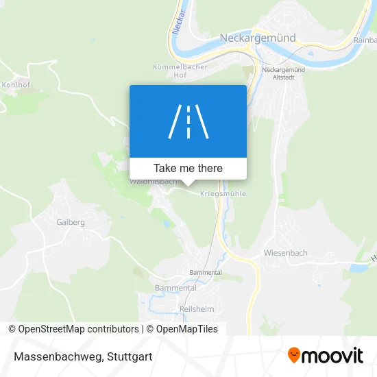 Карта Massenbachweg