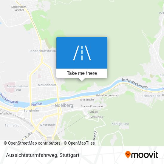 Aussichtsturmfahrweg map