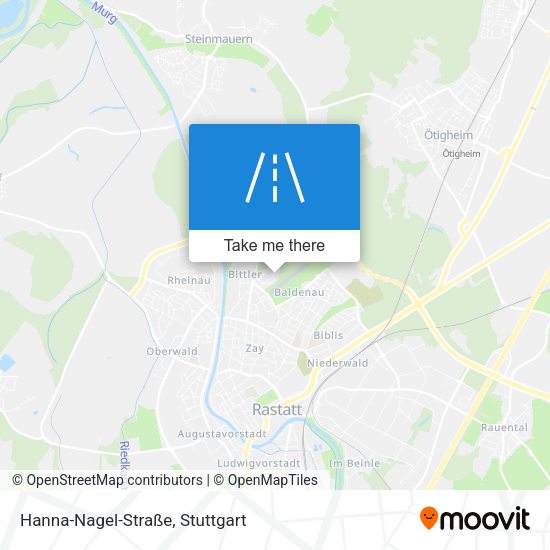 Hanna-Nagel-Straße map