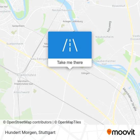 Карта Hundert Morgen