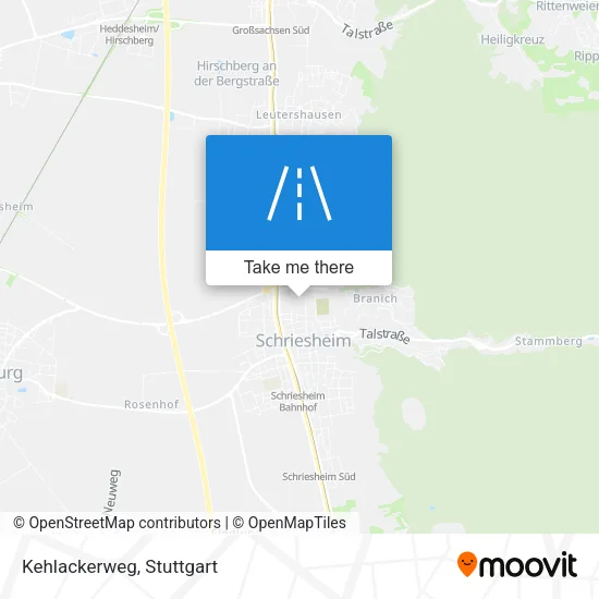 Карта Kehlackerweg