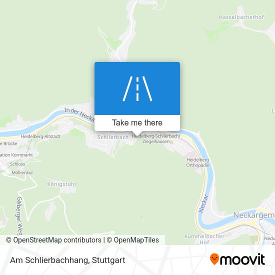 Am Schlierbachhang map