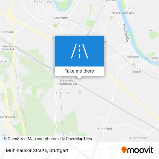 Карта Mühlhauser Straße