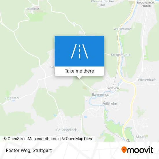 Карта Fester Weg
