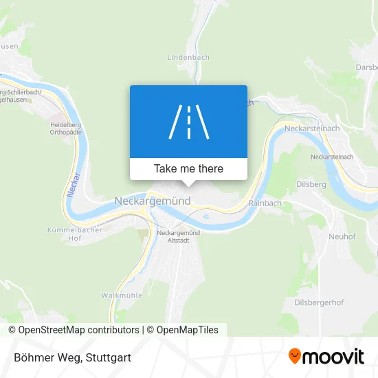 Карта Böhmer Weg