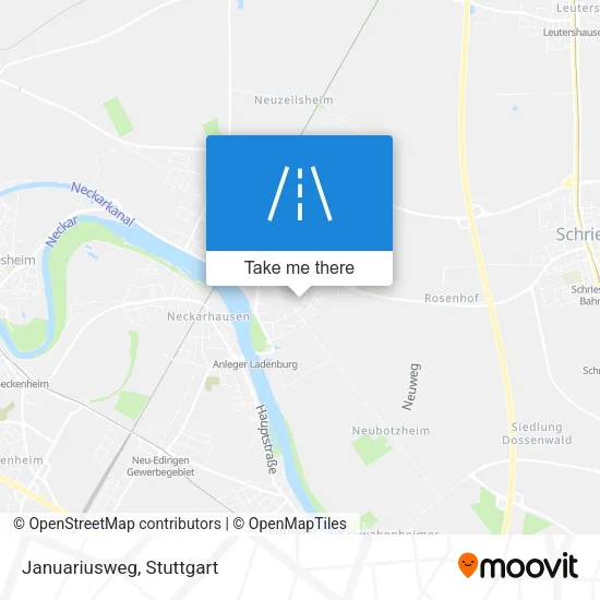 Карта Januariusweg