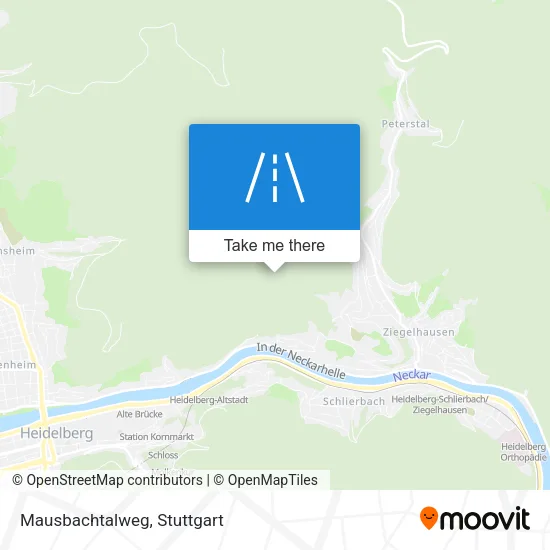 Карта Mausbachtalweg