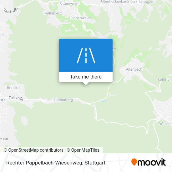 Rechter Pappelbach-Wiesenweg map