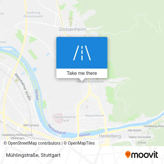 Карта Mühlingstraße