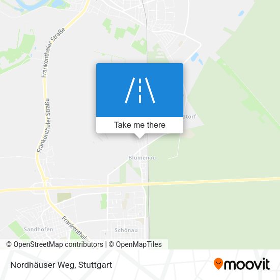 Nordhäuser Weg map