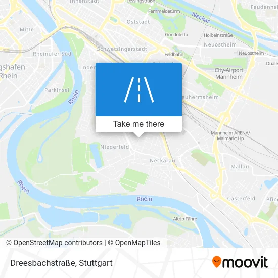 Карта Dreesbachstraße