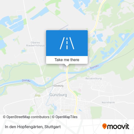 In den Hopfengärten map