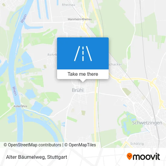 Карта Alter Bäumelweg