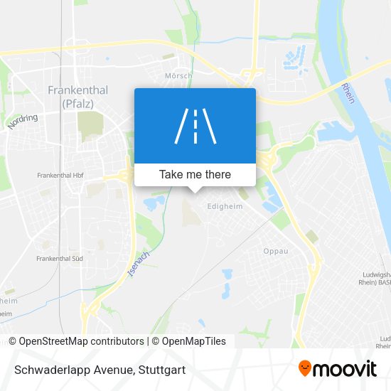 Schwaderlapp Avenue map