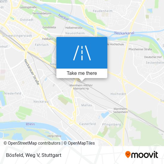 Карта Bösfeld, Weg V