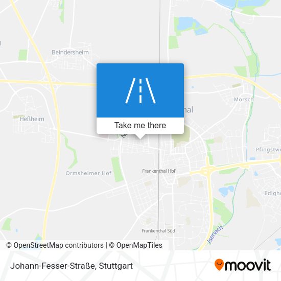 Johann-Fesser-Straße map