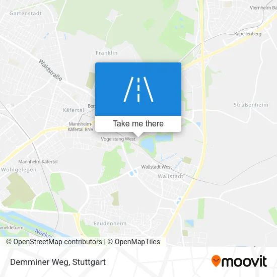 Карта Demminer Weg
