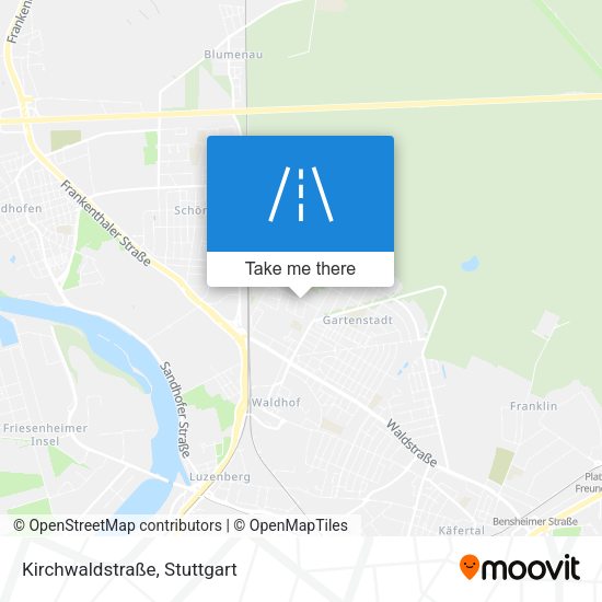 Kirchwaldstraße map