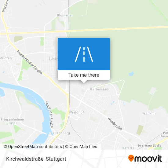Kirchwaldstraße map