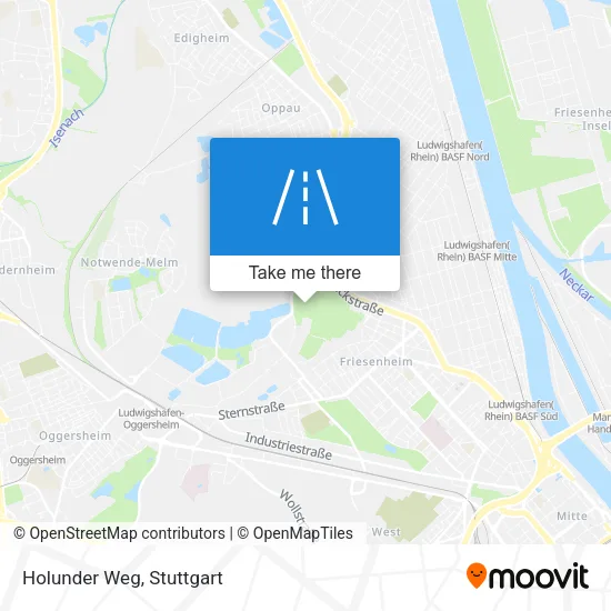 Карта Holunder Weg