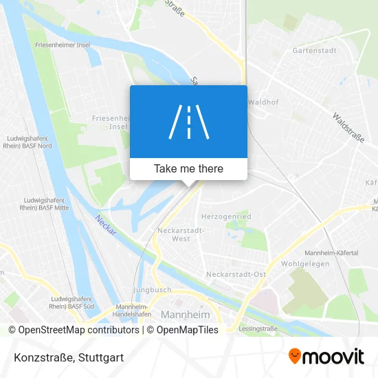 Konzstraße map